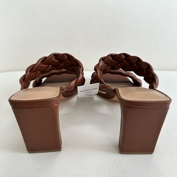 BCBGeneration FINAA heels sandals in Coffee Brown size 7.5 7 1/2 NWT - Picture 4 of 5